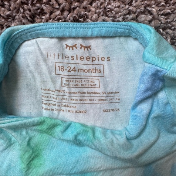 Little Sleepies TidePool Short-Sleeve and Shorts Pajama Set - 12-18 m, PLAY - Picture 7 of 9